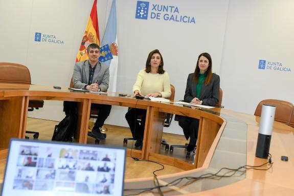 Imagen de la noticia:La Xunta y la Confederación Hidrográfica Miño-Sil acuerdan crear una comisión técnica para coordinar actuaciones tras los in...