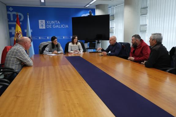 Imaxe da nova:Medio Rural avalía co alcalde de Friol e os veciños interesados os avances na parcelaria de San Xoán de Seoane da Pregación