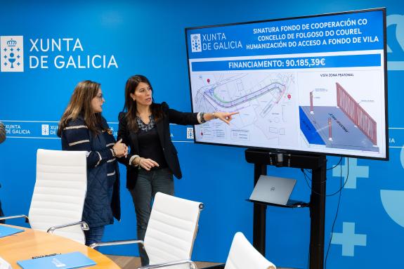 Imagen de la noticia:La Xunta refuerza la colaboración con el ayuntamiento de Folgoso do Courel para humanizar el acceso a Fondo de Vila