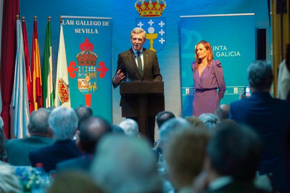 Imaxe da nova:Rueda reivindica o papel dos centros galegos na proxección da imaxe de Galicia e na conservación das tradicións