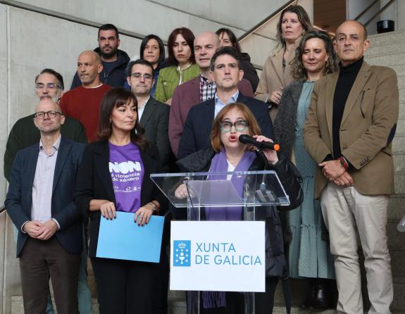 Imagen de la noticia:La Xunta reafirma en el 25-N su compromiso 