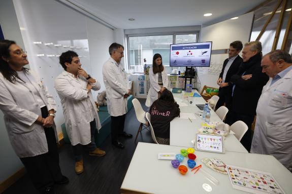 Imaxe da nova:Gómez Caamaño salienta que a posta en marcha no Hula da primeira neuroescola de Galicia e a segunda de España consolida Lugo como r...
