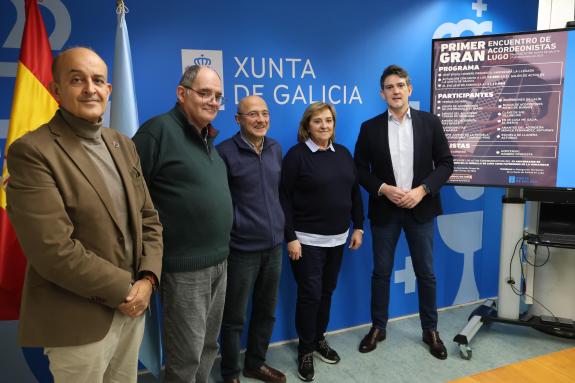 Imaxe da nova:A Delegación da Xunta en Lugo reúne 12 agrupacións de acordeón para conmemorar o aniversario da Muralla como Patrimonio Mundial