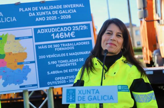 Imaxe da nova:Allegue visita en Lalín un dos 23 centros de operacións que traballan no Plan de Vialidade Invernal da Xunta