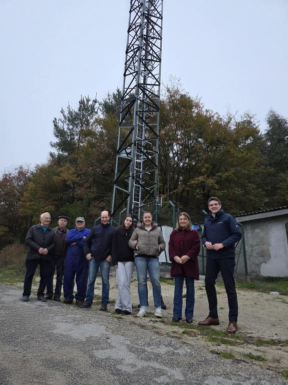 Imagen de la noticia:La Xunta mejora la cobertura móvil en la zona rural del ayuntamiento de Lugo con la puesta en servicio de dos antenas