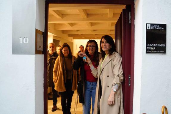 Imaxe da nova:A Xunta entrega 3 vivendas públicas en alugueiro accesible no centro histórico de Betanzos