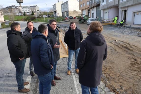 Imaxe da nova:A Xunta avanza na construción dunha glorieta na estrada LU-530 no acceso á Fonsagrada, executada nun 40%