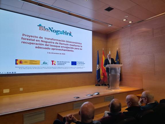 Imaxe da nova:A Xunta asegura que o desenvolvemento de proxectos como Bionogueira son clave para fortalecer un modelo forestal responsable e xera...