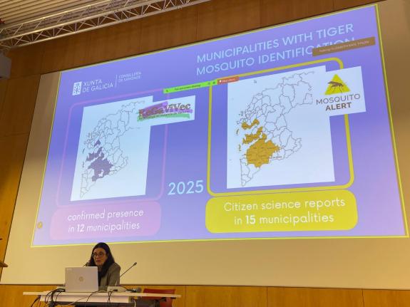 Imagen de la noticia:La consellería de Sanidade participa en un seminario organizado por la Plataforma de Mosquito Alert exponiendo la buena prác...