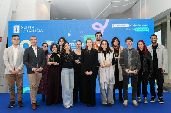 Imagen de la noticia:A Xunta entrega os seis primeiros premios ‘Iniciativa Xove’ para recoñecer os mellores proxectos liderados por xente moza