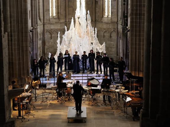 Imaxe da nova:O espectáculo de música contemporánea ‘Karst’ impulsado pola Xunta nas residencias artísticas do Gaiás chega a Roma en decembro