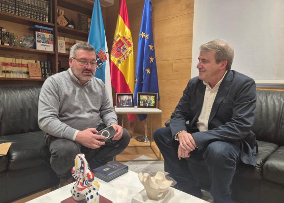 Imaxe da nova:O delegado territorial da Xunta en Ourense reúnese co alcalde de San Amaro