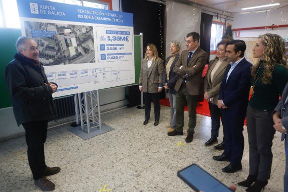 Imaxe da nova:Román Rodríguez destaca que as reformas do Instituto Sofía Casanova e do CIFP Leixa elevan a case 11 M€ o investimento en obras nos...