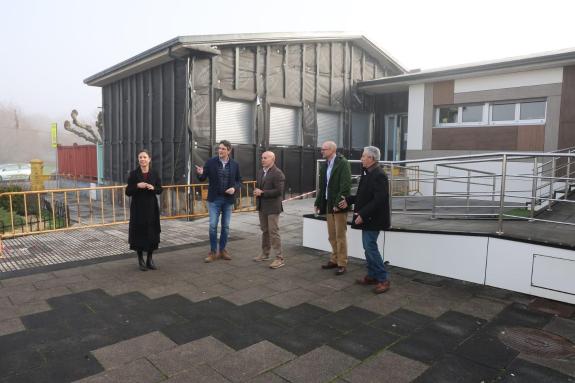 Imaxe da nova:Arias comproba o avance das obras da escola infantil de Friol, nas que a Xunta inviste máis de 220.000 euros