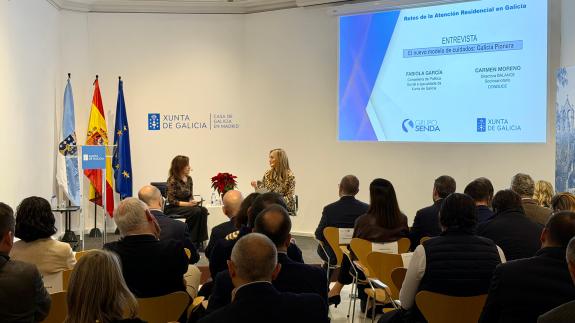 Imagen de la noticia:Fabiola García pone en valor el modelo de cuidados de la Xunta que sitúa a Galicia como un referente en la atención a las pe...