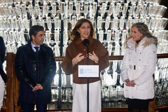 Imaxe da nova:Ángeles Vázquez anima á cidadanía a reciclar vidro no Nadal pois nestas datas xéranse ata o 20% dos residuos anuais deste tipo