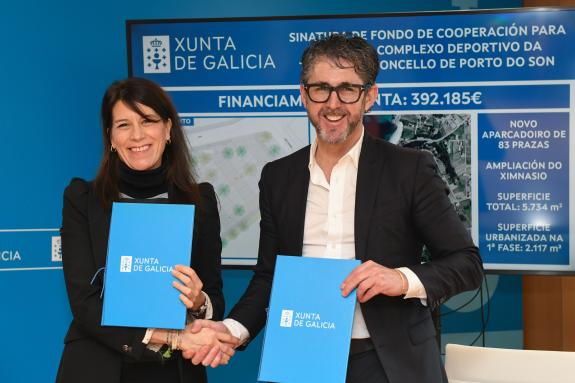 Imagen de la noticia:La Xunta colabora con el Ayuntamiento de Porto do Son en la primera fase de la mejora del complejo deportivo de A Tarela