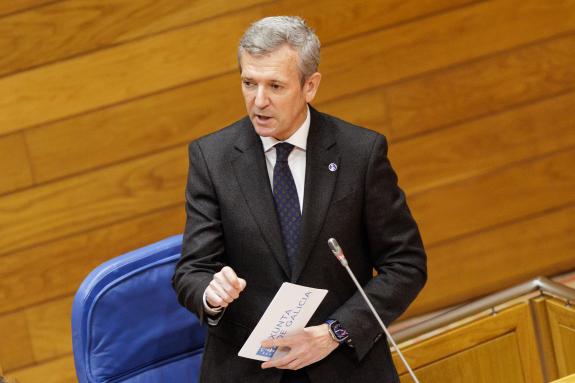 Imaxe da nova:Rueda responde no Pleno as preguntas dos grupos parlamentarios
