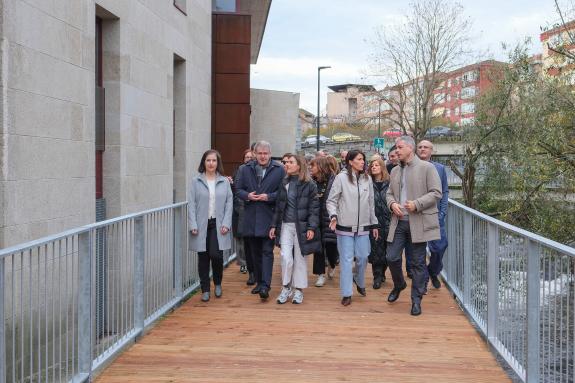 Imaxe da nova:A Xunta conclúe o eixo de mobilidade peonil e ciclista que conecta a cidade de Ourense de norte a sur, tras o investimento de 5,8 M...