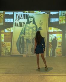 A Xunta despide a exposición de arte dixital ‘Castelao. Mirar por Galicia’ que chega á súa derradeira semana na Cidade da Cultura superando as 34.000 visitas