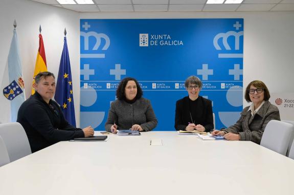 Imaxe da nova: A Xunta mantén unha reunión de traballo co xerente do GALP Golfo Artabro Sur e anuncia a convocatoria de dúas novas ordes de axuda...