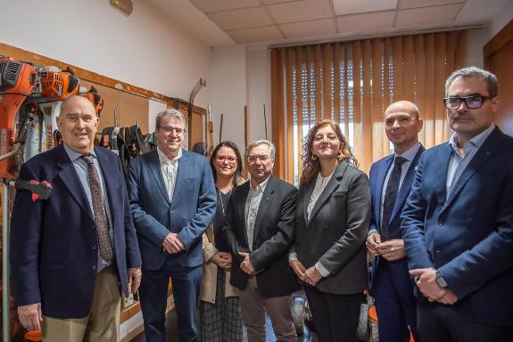 Imaxe da nova:A Xunta pon en valor o centro especial de emprego Aspamadis como exemplo de inclusión e integración laboral das persoas con discapa...