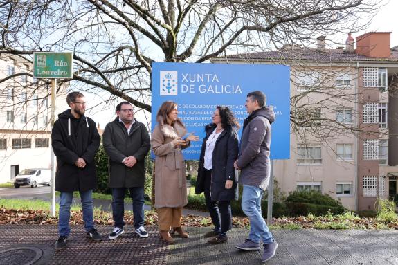 Imaxe da nova:A Xunta e o Concello de Teo completan a renovación da rede de abastecemento na rúa Loureiro, que garante a calidade do subministro ...