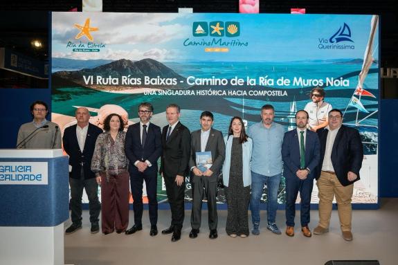 Imagen de la noticia:Belén do Campo destaca en Fitur la VI Ruta Náutica Rías Baixas-Camiño de Santiago Ría de Muros Noia como un ejemplo de ident...