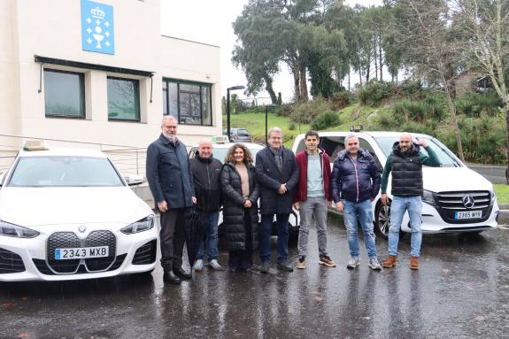 Imaxe da nova:Manuel Pardo lembra que a Xunta ten aberto o prazo para solicitar as axudas para a adquisición de taxis adaptados, de emisións cero...