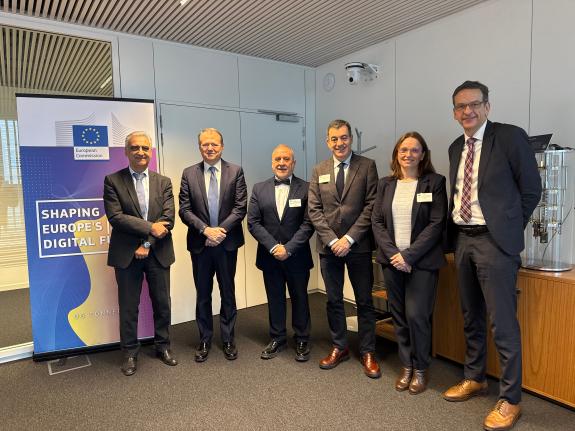 Imaxe da nova:A Xunta e o Goberno de España avanzan en Bruxelas na planificación da factoría europea de IA que acollerá o Cesga