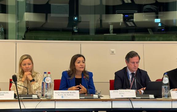 Imaxe da nova:Villaverde defende en Bruxelas o papel da pesca e da acuicultura como piar da seguridade alimentaria europea