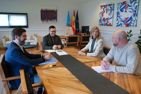 Imaxe da nova:A Xunta afonda co Círculo de Empresarios de Galicia en vías de cooperación conxunta a prol do fomento do emprego e do emprendemento...