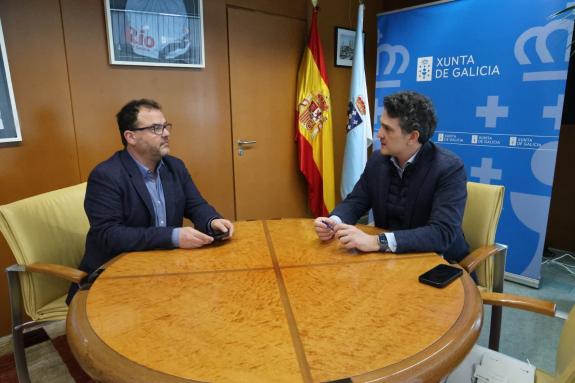 Imaxe da nova:Javier Arias destaca o apoio da Xunta á Facultade de Veterinaria no primeiro encontro institucional co novo decano