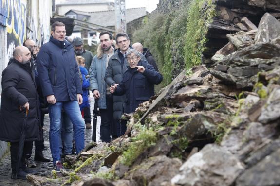 Imaxe da nova:A Xunta actuará de urxencia para reparar os danos causados pola chuvia na muralla romana de Lugo