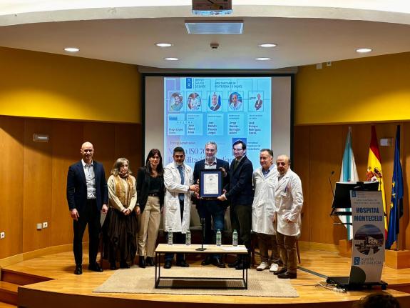 Imagen de la noticia:La calidad asistencial de la Unidad de Rehabilitación cardíaca del Complejo Hospitalario Universitario de Pontevedra recibe ...