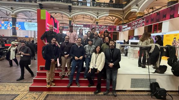 Imaxe da nova:A Xunta reforza a proxección exterior do audiovisual galego no mercado da Berlinale baixo a marca ‘Films from Galicia’