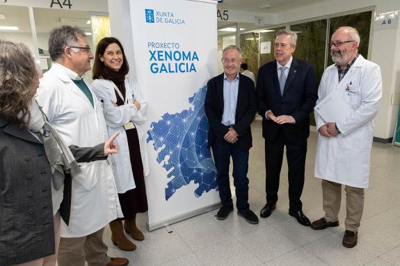 Imaxe da nova:A Xunta inicia hoxe unha nova fase do proxecto Xenoma Galicia coa análise do ADN de 5.000 persoas