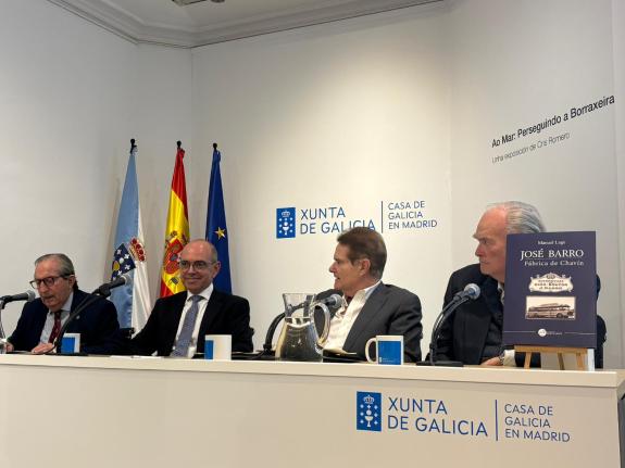 Imaxe da nova:A Casa de Galicia en Madrid acolle a presentación do libro “José Barro, Fábrica de Chavín”