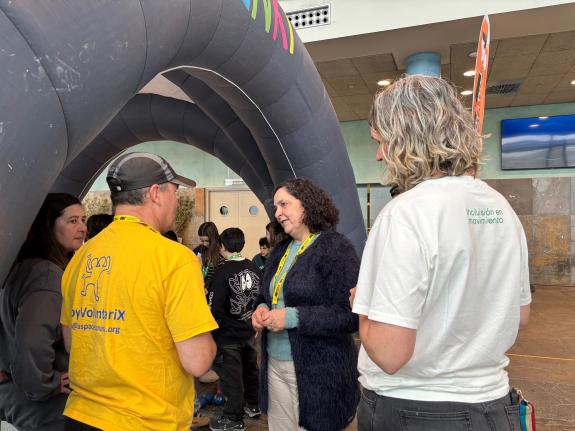 Imaxe da nova:Belén do Campo asiste ao encontro provincial “Ponte no meu lugar” de Enki para promover a inclusión a través do deporte