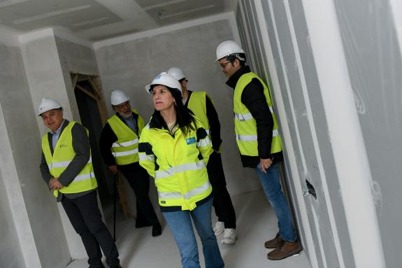 Imagen de la noticia:La Xunta avanza para finalizar en esta primavera la construcción de 12 viviendas públicas en Lamas de Abade, en Santiago, co...