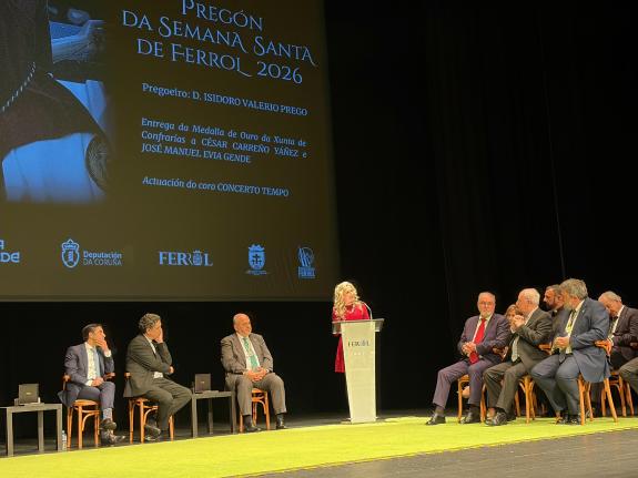 Imaxe da nova:Martina Aneiros destaca a Semana Santa de Ferrol como motor turístico e económico que “non entende de idades”