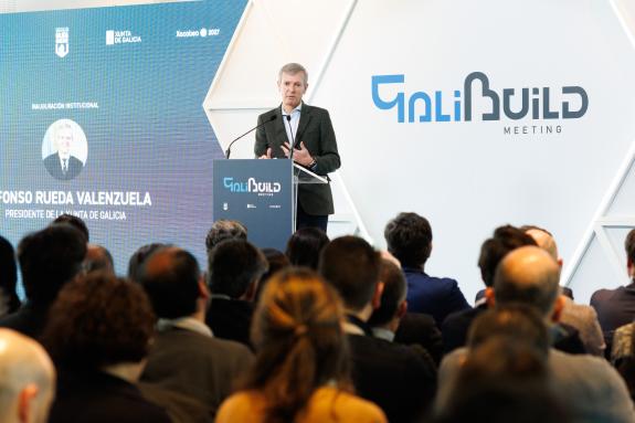 Imaxe da nova:Rueda sitúa a construción industrializada como peza clave para axilizar a entrega de vivenda e modernizar o sector en Galicia