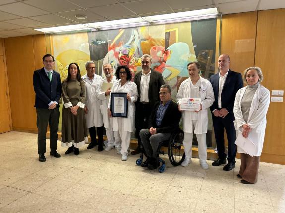 Imagen de la noticia:La Unidad de Lesionados Medulares de A Coruña, primera de España en lograr el certificado de humanización en cuidados crític...