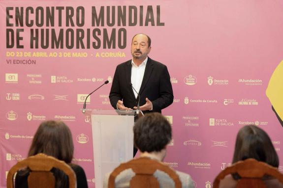 Imaxe da nova:Xosé Merelles destaca o Encontro Mundial do Humorismo como dinamizador do turismo cultural que representa o 8% de toda o oferta do ...