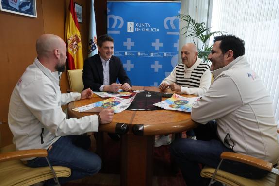 Imaxe da nova:Arias e o Clube Atletismo Chantada estudan liñas de colaboración para a XV Carreira Popular que se celebrará en maio