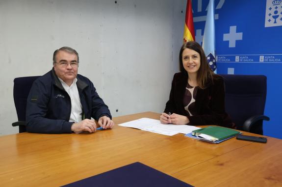 Imagen de la noticia:Medio Rural y el Ayuntamiento de Castro de Rei evalúan los avances realizados en el municipio en materia de movilidad de tie...