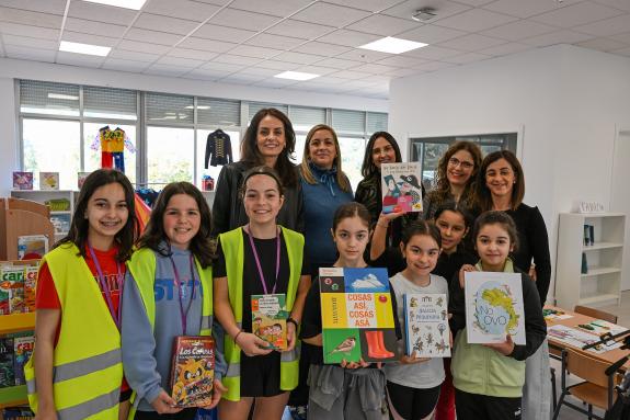 Imaxe da nova:A Xunta gaba o labor do colexio de Seixalbo para reforzar a competencia lectora do seu alumnado