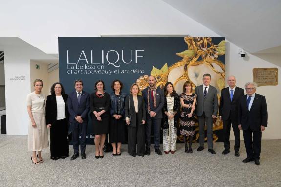 Imaxe da nova:Belén do Campo asiste á inauguración da exposición ‘Lalique. A beleza no art nouveau e no art decó’ na Fundación Barrié