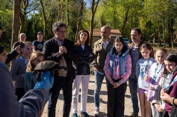 Imaxe da nova:A Xunta solta nas Gándaras de Budiño os primeiros exemplares de sapoconcho común tras a restauración ambiental deste humidal da Red...