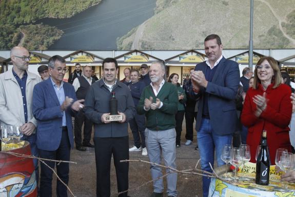 Imaxe da nova:López Campos enxalza a contribución da Feira do Viño de Amandi ao patrimonio etnográfico da Ribeira Sacra